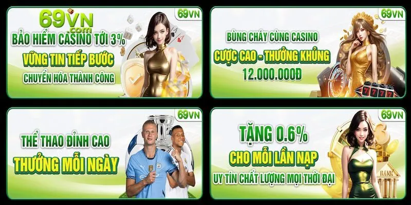 Điều kiện chung được nhận khuyến mãi 69VN